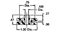 Standard Grommet Isolators without Ferrule (J-2924/J-2927)